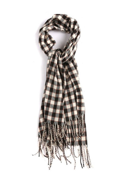 SMALL PLAIDED SCARF