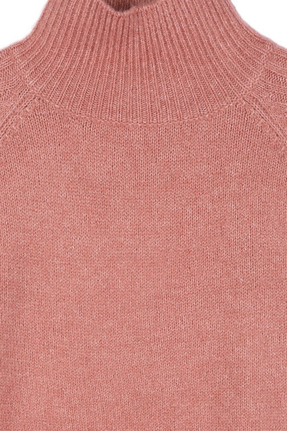 Crop mock neck sweater-femmiflare.com