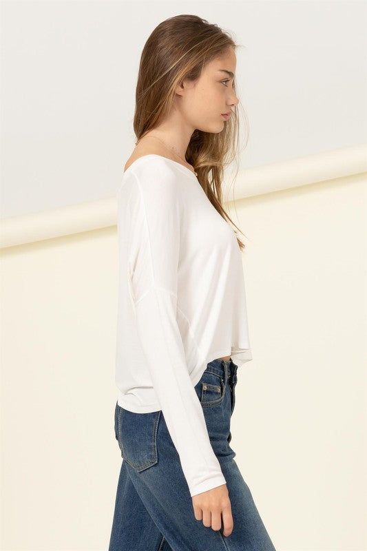 Love Me Right V Neck Loose Fit Top